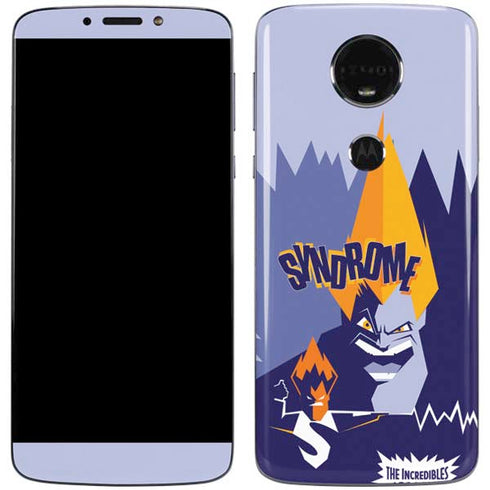 Disney The Incredibles Syndrome Art Moto E5 Plus Skin