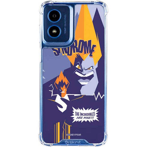 Disney The Incredibles Syndrome Art Moto G 5G (2024) Clear Case