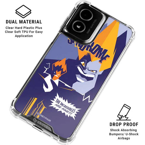 Disney The Incredibles Syndrome Art Moto G Power 5G (2024) Clear Case