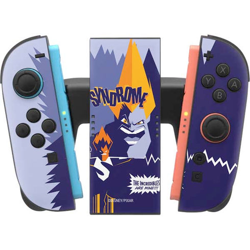 Disney The Incredibles Syndrome Art Nintendo Switch 2 (2025) Joy-Con Controller Skin