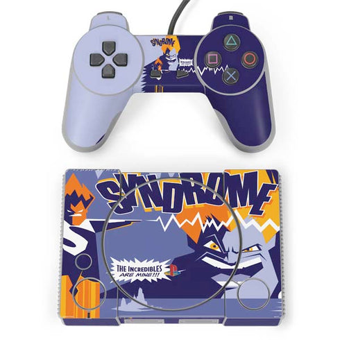 Disney The Incredibles Syndrome Art PlayStation Classic Bundle Skin