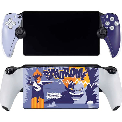 Disney The Incredibles Syndrome Art PlayStation Portal Remote Player Skin