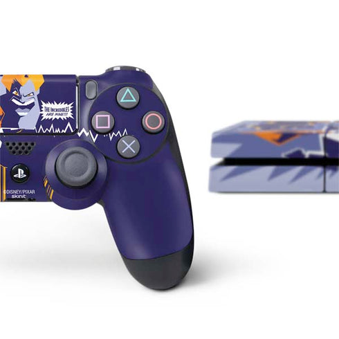 Disney The Incredibles Syndrome Art PS4 Console and Controller Bundle Skin