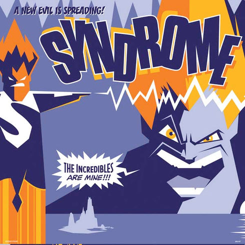 Disney The Incredibles Syndrome Art PS4 Console Skin