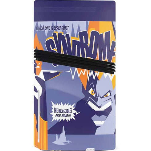 Disney The Incredibles Syndrome Art PS5 Pro Disk Bundle Skin