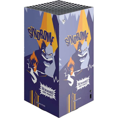 Disney The Incredibles Syndrome Art XBox Series X Digital Edition Console Skin