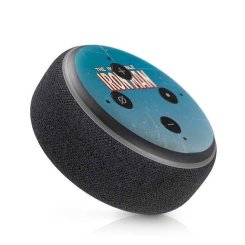 Marvel Classic Comics The Invincible Iron Man Amazon Echo Dot Skin