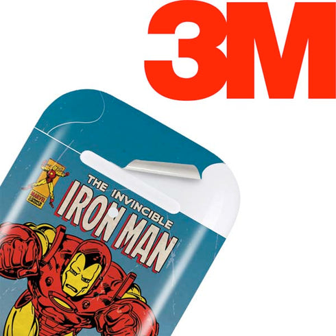 Marvel Classic Comics The Invincible Iron Man Apple AirPods 2 Skin