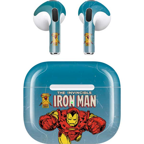 Marvel Classic Comics The Invincible Iron Man Apple AirPods (3rd Gen 2021) Skin