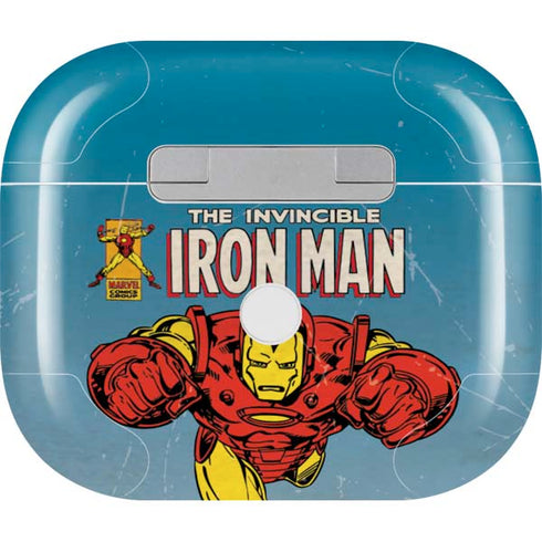 Marvel Classic Comics The Invincible Iron Man Apple AirPods (3rd Gen 2021) Skin