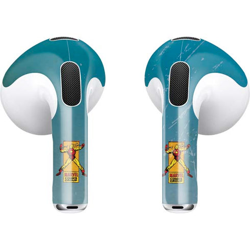 Marvel Classic Comics The Invincible Iron Man Apple AirPods (3rd Gen 2021) Skin
