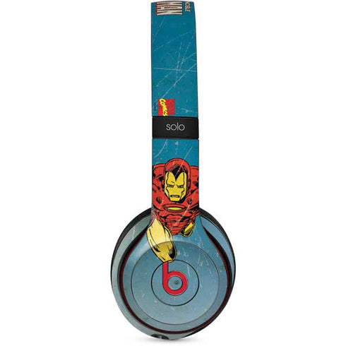 Marvel Classic Comics The Invincible Iron Man Beats Solo 2 Wireless Skin