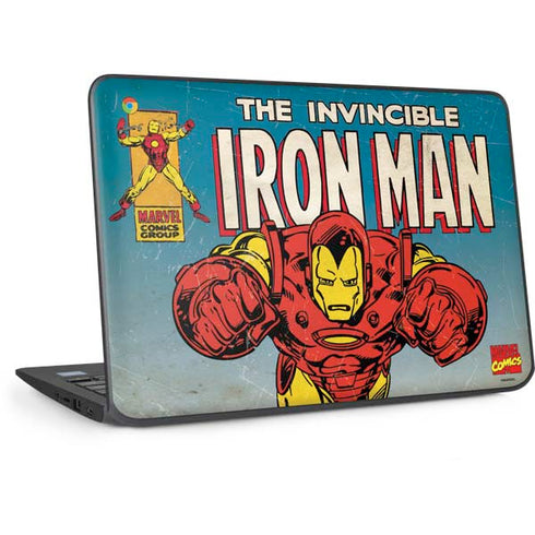 Marvel Classic Comics The Invincible Iron Man HP Chromebook Skin