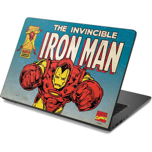 Marvel Classic Comics The Invincible Iron Man Dell Chromebook Skin