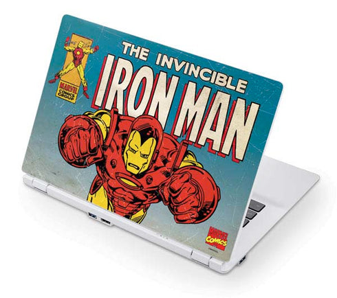 Marvel Classic Comics The Invincible Iron Man Acer Chromebook Skin