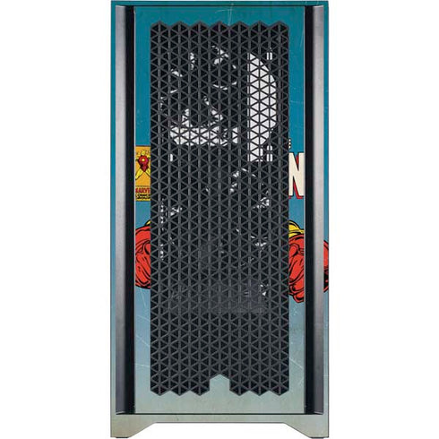 Marvel Classic Comics The Invincible Iron Man Corsair 4000D Tempered Glass Mid-Tower ATX Case Skin