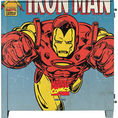 Marvel Classic Comics The Invincible Iron Man Corsair 4000D Tempered Glass Mid-Tower ATX Case Skin