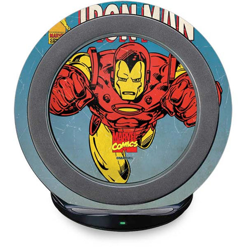 Marvel Classic Comics The Invincible Iron Man Fast Charge Wireless Charging Stand Skin
