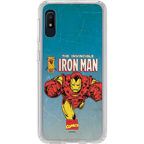 Marvel Classic Comics The Invincible Iron Man Galaxy A10e Clear Case