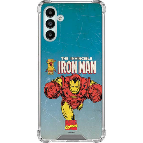 Marvel Classic Comics The Invincible Iron Man Galaxy A13 5G Clear Case