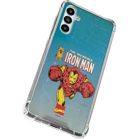 Marvel Classic Comics The Invincible Iron Man Galaxy A14 5G Clear Case