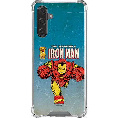 Marvel Classic Comics The Invincible Iron Man Galaxy A17 Clear Case