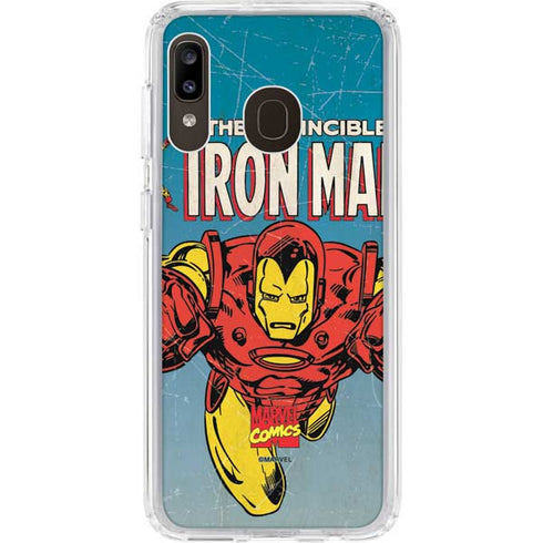 Marvel Classic Comics The Invincible Iron Man Galaxy A20 Clear Case