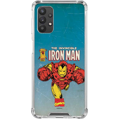 Marvel Classic Comics The Invincible Iron Man Galaxy A32 5G Clear Case