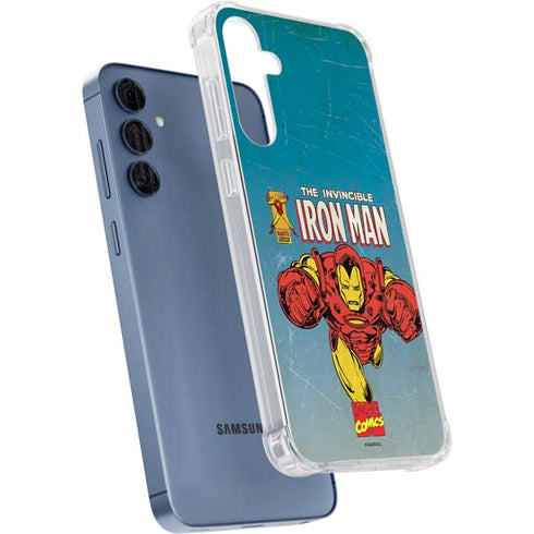 Marvel Classic Comics The Invincible Iron Man Galaxy A35 5G Clear Case
