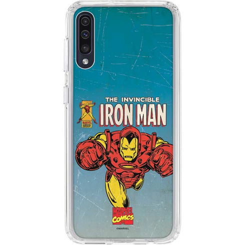 Marvel Classic Comics The Invincible Iron Man Galaxy A50 Clear Case