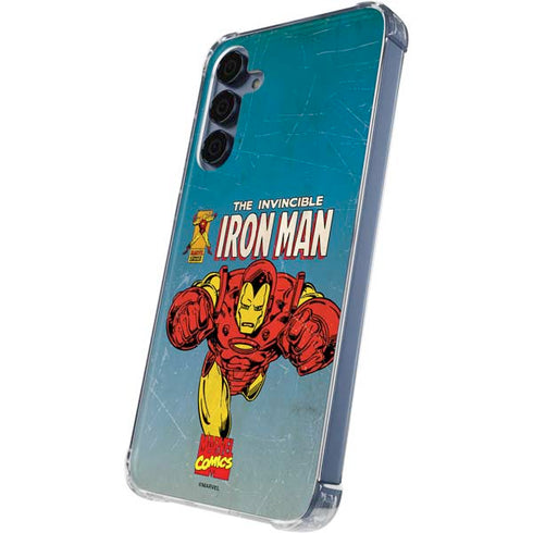 Marvel Classic Comics The Invincible Iron Man Galaxy A55 5G Clear Case