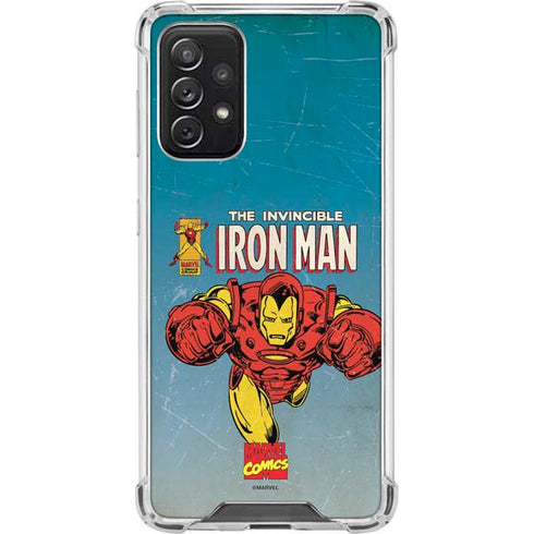 Marvel Classic Comics The Invincible Iron Man Galaxy A72 5G Clear Case