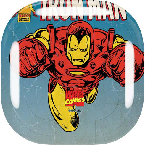 Marvel Classic Comics The Invincible Iron Man Galaxy Buds Live Skin