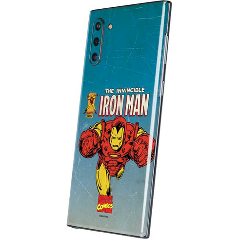 Marvel Classic Comics The Invincible Iron Man Galaxy Note 10 Skin