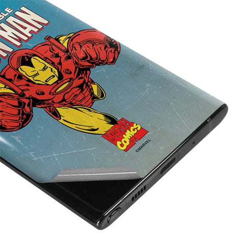 Marvel Classic Comics The Invincible Iron Man Galaxy Note 10 Skin