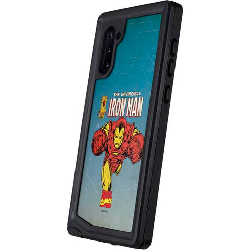 Marvel Classic Comics The Invincible Iron Man Galaxy Note 10 Waterproof Case