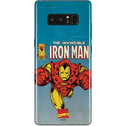 Marvel Classic Comics The Invincible Iron Man Galaxy Note 8 Skin