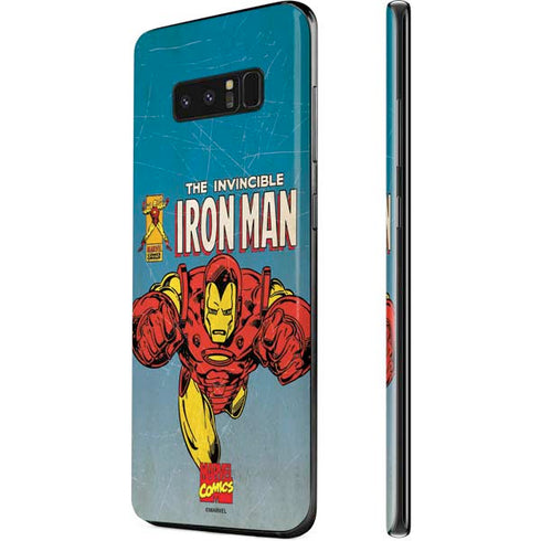 Marvel Classic Comics The Invincible Iron Man Galaxy Note 8 Skin