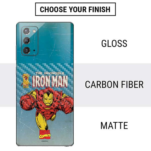 Marvel Classic Comics The Invincible Iron Man Galaxy Note20 5G Skin