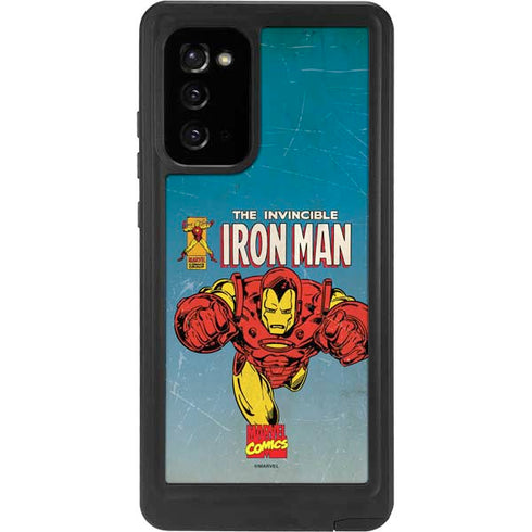 Marvel Classic Comics The Invincible Iron Man Galaxy Note20 5G Waterproof Case
