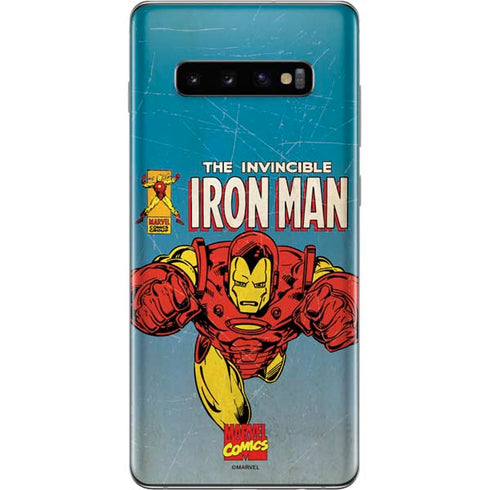Marvel Classic Comics The Invincible Iron Man Galaxy S10 Plus Skin