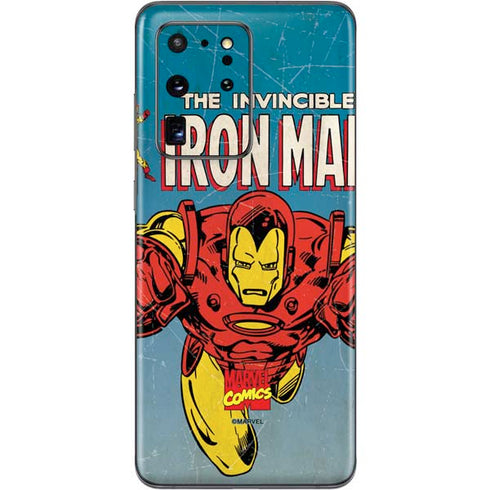 Marvel Classic Comics The Invincible Iron Man Galaxy S20 Ultra 5G Skin
