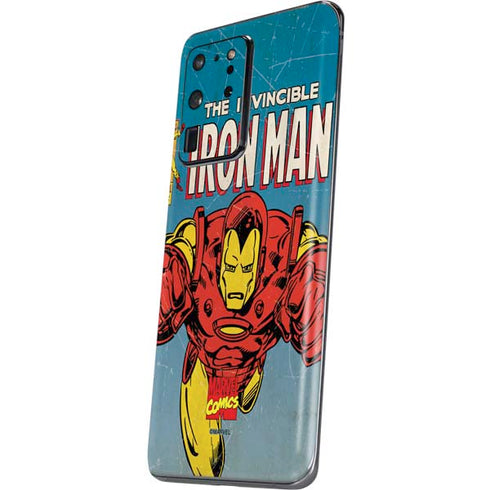 Marvel Classic Comics The Invincible Iron Man Galaxy S20 Ultra 5G Skin