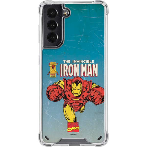 Marvel Classic Comics The Invincible Iron Man Galaxy S21 5G Clear Case