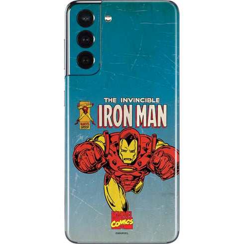 Marvel Classic Comics The Invincible Iron Man Galaxy S21 5G Skin
