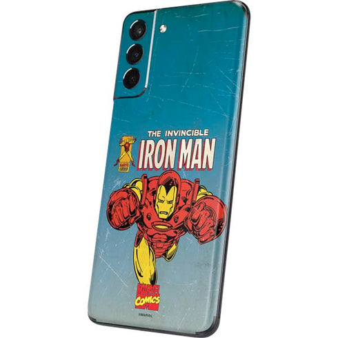 Marvel Classic Comics The Invincible Iron Man Galaxy S21 Plus 5G Skin