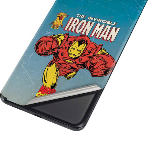 Marvel Classic Comics The Invincible Iron Man Galaxy S21 Plus 5G Skin