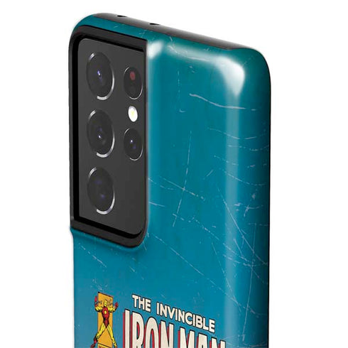 Marvel Classic Comics The Invincible Iron Man Galaxy S21 Ultra 5G Pro Case