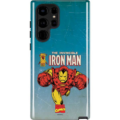 Marvel Classic Comics The Invincible Iron Man Galaxy S22 Ultra Pro Case