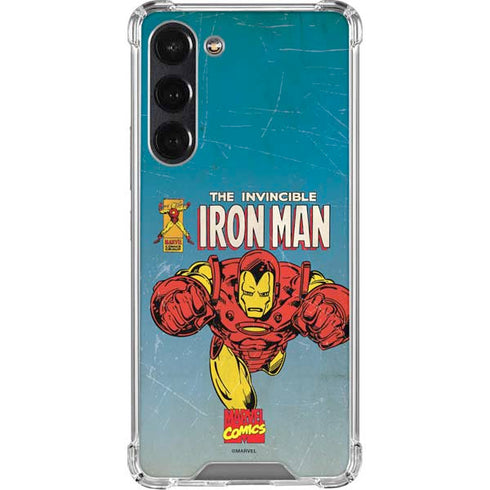 Marvel Classic Comics The Invincible Iron Man Galaxy S23 FE Clear Case